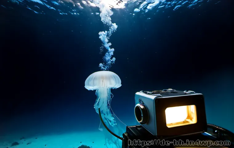 Home 17 심해 생물학 연구의 발전과 식민지 구상 - Photorealistic deep-sea biology research scene, a European marine scientist in a practical underwate...
